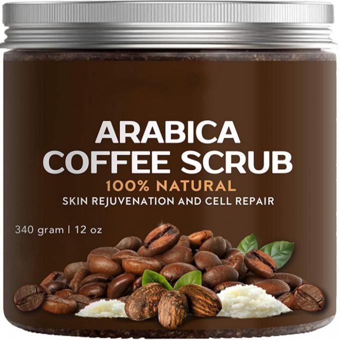 Естественный кофе Арабика Скруб для меток простирания, кожи угорь затягивая тело Скруб