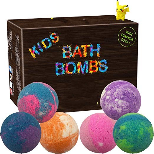 Набор бомбы ванны одиночного ребенк цвета безопасный с сюрпризом забавляется, 6 ванна сортированная потехой покрашенная СЛ Физзер кс 5оз
